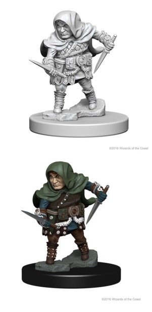 DND Unpainted Minis Halfling Male Rogue - Universal Distribution - Card Brawlers | Quebec | Canada |