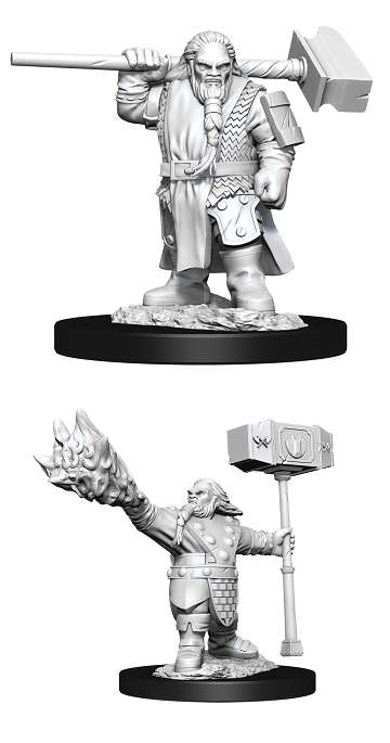 DND Unpainted Minis Male Dwarf Cleric - Universal Distribution - Card Brawlers | Quebec | Canada |