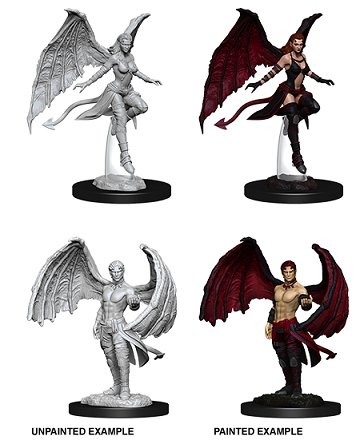 DND Unpainted Minis Succubus and Incubus - Universal Distribution - Card Brawlers | Quebec | Canada |