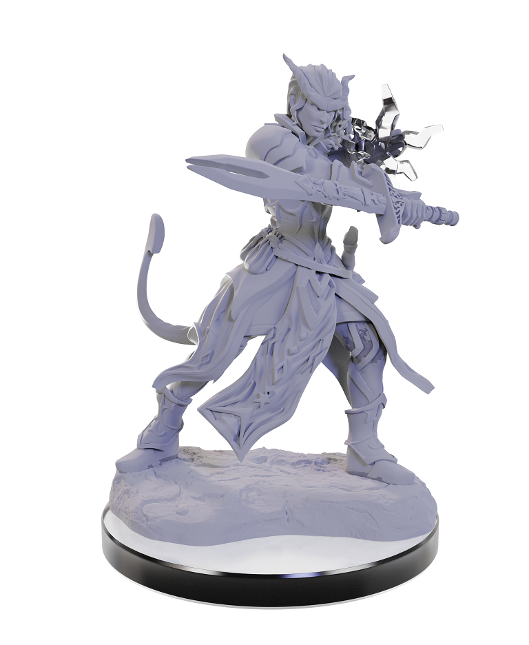 DND Unpainted Minis Tiefling Warlocks - Universal Distribution - Card Brawlers | Quebec | Canada |