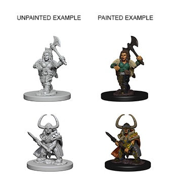 DND Unpainted Minis Dwarf Female Barbarian - Universal Distribution - Card Brawlers | Quebec | Canada |