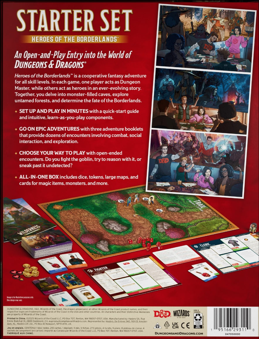 D&D Starter Set - Heroes of the Bordelands - Wizards of the Coast - Card Brawlers | Quebec | Canada |