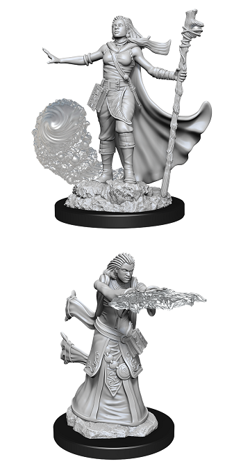 DND Unpainted Minis Female Human Wizard - Universal Distribution - Card Brawlers | Quebec | Canada |