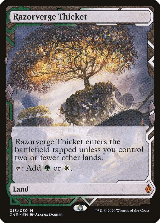 Razorverge Thicket (Expeditions) [Zendikar Rising Expeditions] - Card Brawlers