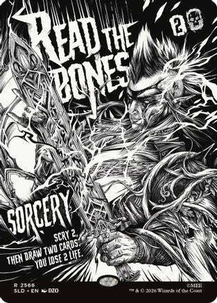 Read the Bones (2566) (SLD-2566) - Secret Lair Drop Series Foil - Card Brawlers