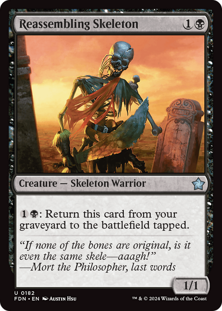 Reassembling Skeleton [Foundations] - Card Brawlers