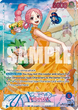 Rebecca (Flame-Flame Fruit Coliseum) (OP15-039) - One Piece Promotion Cards Foil - Card Brawlers