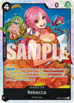 Rebecca (Reprint) (OP05-091) - Premium Booster -The Best- Vol. 2 Foil - Card Brawlers