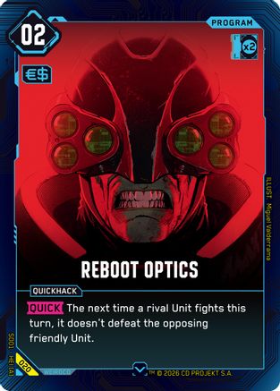 Reboot Optics (020) - The Heist Retail Starter Deck - Card Brawlers