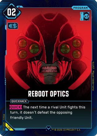 Reboot Optics (136) - Welcome to Night City Retail - Card Brawlers