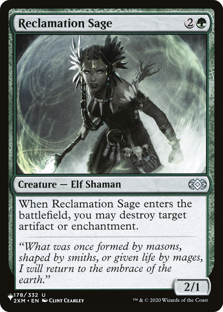 Reclamation Sage (2XM) [The List] - Card Brawlers