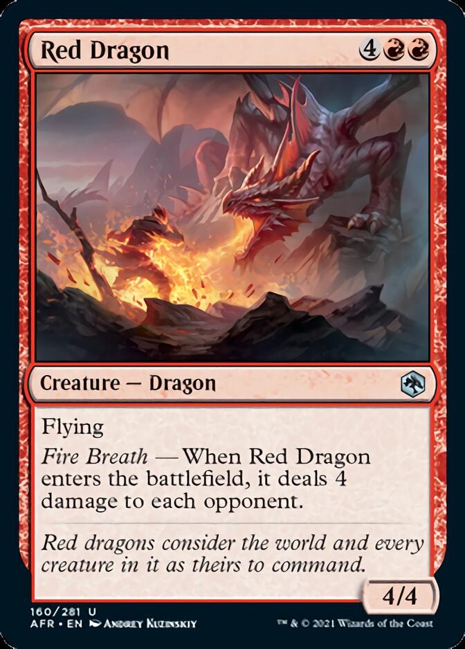 Red Dragon [Dungeons & Dragons: Adventures in the Forgotten Realms] - Card Brawlers