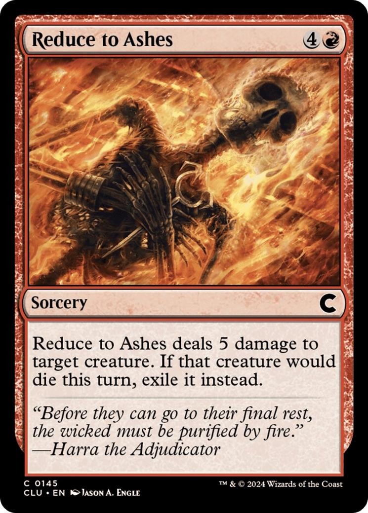 Reduce to Ashes [Ravnica: Clue Edition] - Card Brawlers