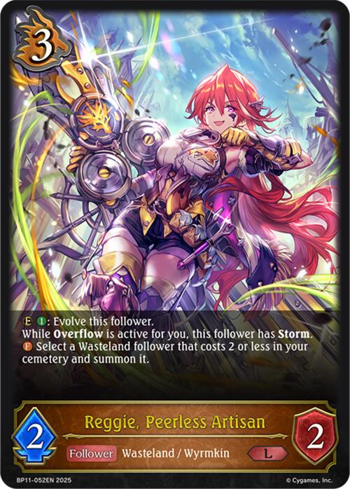 Reggie, Peerless Artisan (BP11 - 052EN) [Bullet of Fate] - Card Brawlers