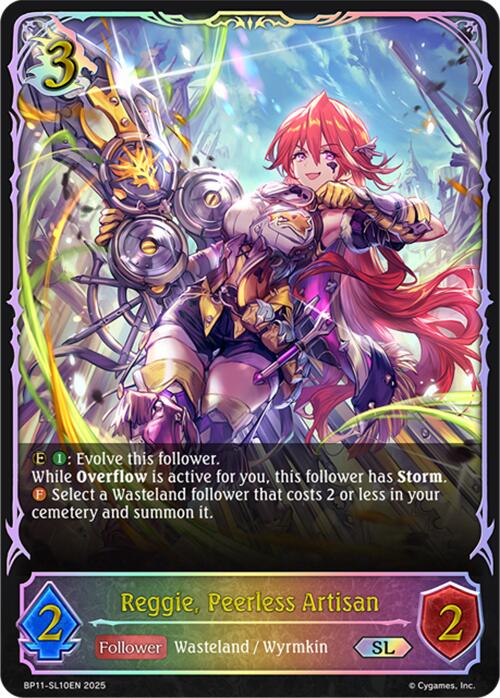 Reggie, Peerless Artisan (BP11 - SL10EN) [Bullet of Fate] - Card Brawlers