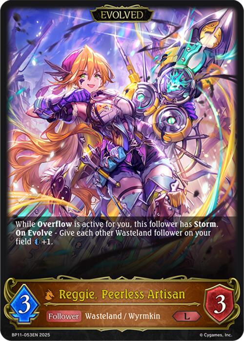 Reggie, Peerless Artisan (Evolved) (BP11 - 053EN) [Bullet of Fate] - Card Brawlers