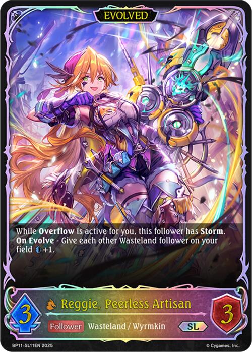 Reggie, Peerless Artisan (Evolved) (BP11 - SL11EN) [Bullet of Fate] - Card Brawlers