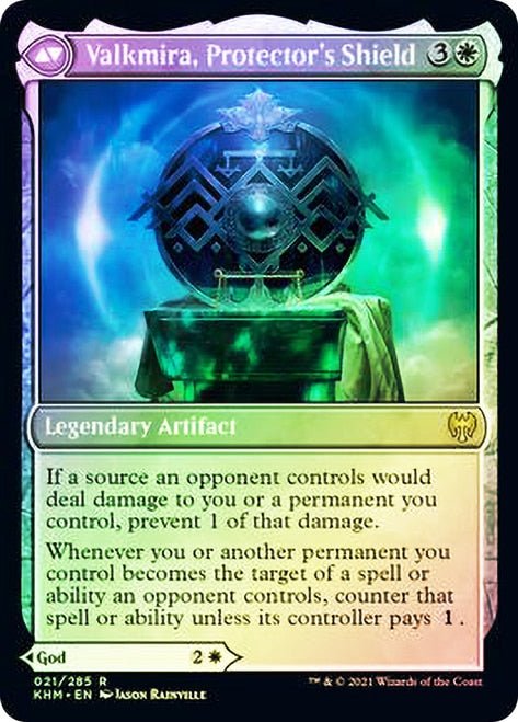 Reidane, God of the Worthy // Valkmira, Protector's Shield [Kaldheim Prerelease Promos] - Card Brawlers