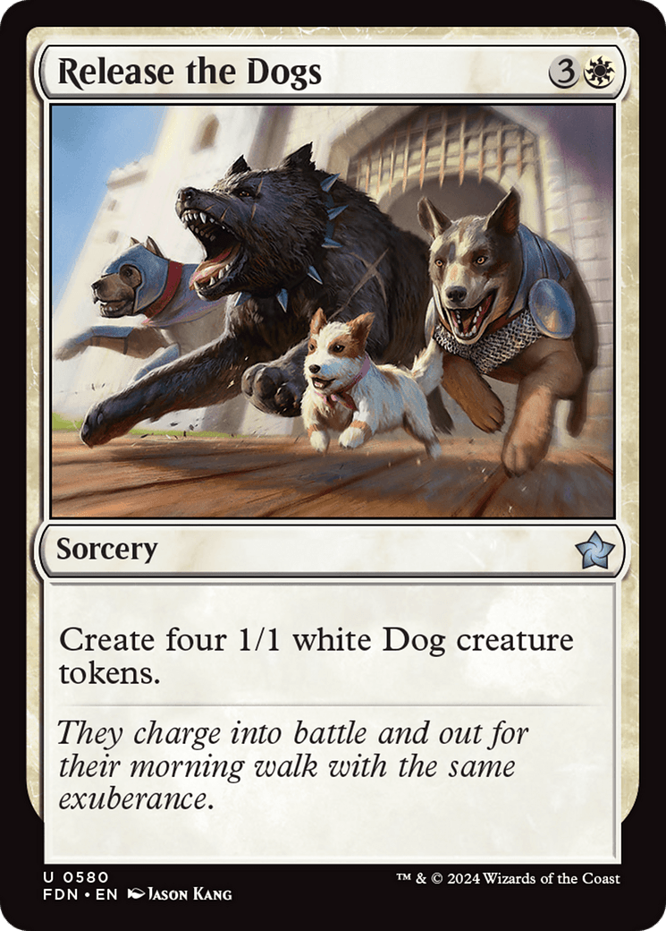 Release the Dogs [Foundations] - Card Brawlers