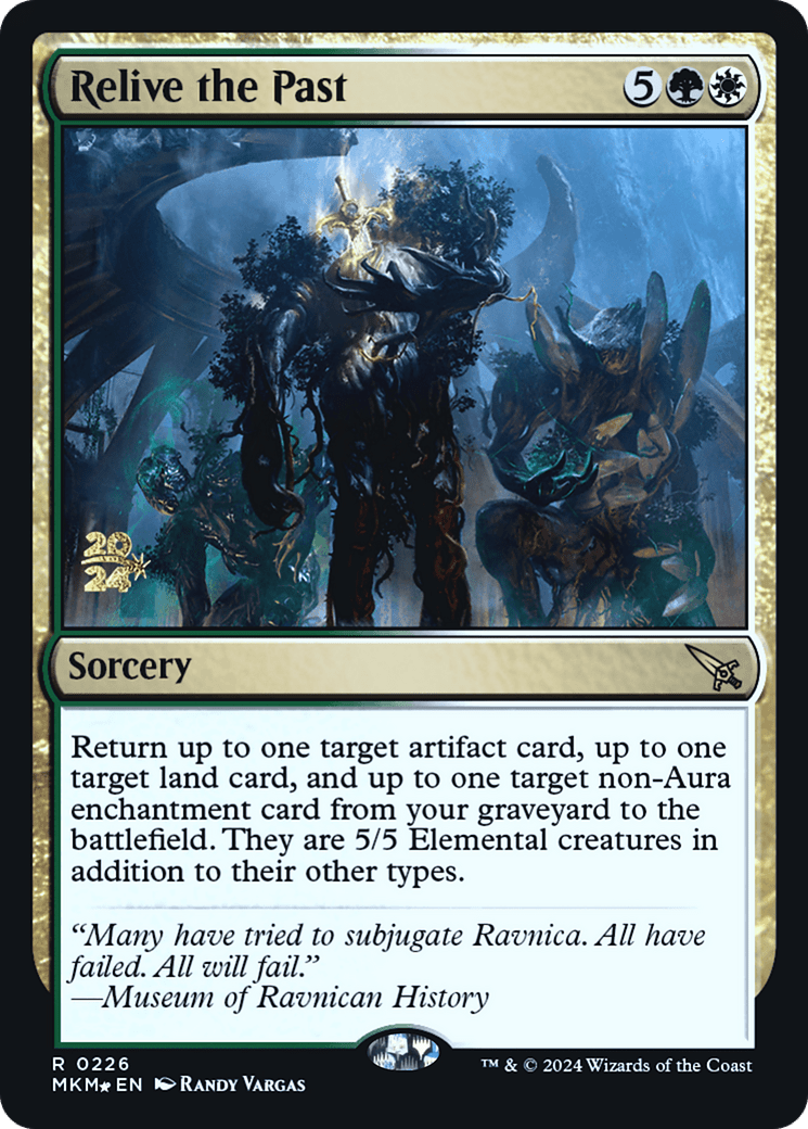 Relive the Past [Murders at Karlov Manor Prerelease Promos] - Card Brawlers