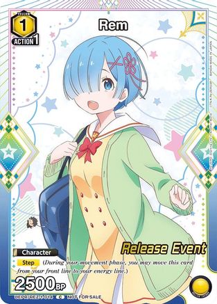 Rem (014) (Release Event Participation) (UEPR/REZ-1-014) - UE24BT ReZERO Starting Life in Another World Release Event Cards Foil - Card Brawlers
