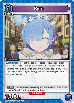 Rem (049) (UE24BT/REZ-1-049) - UE24BT ReZERO Starting Life in Another World - Card Brawlers