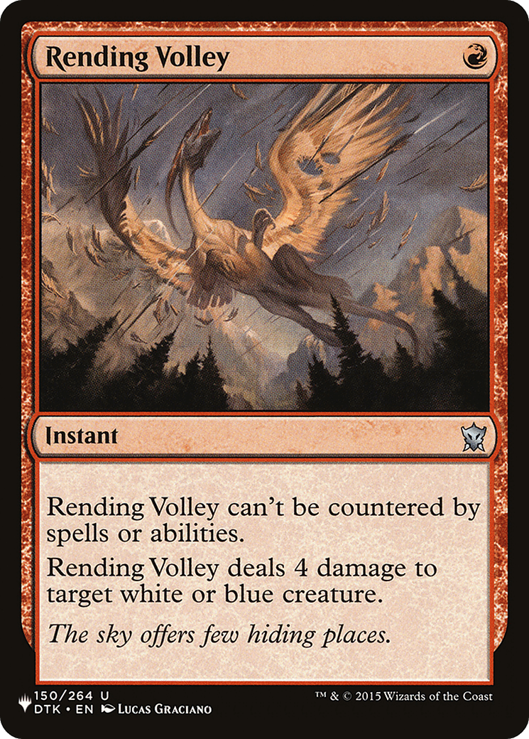 Rending Volley [The List] - Card Brawlers