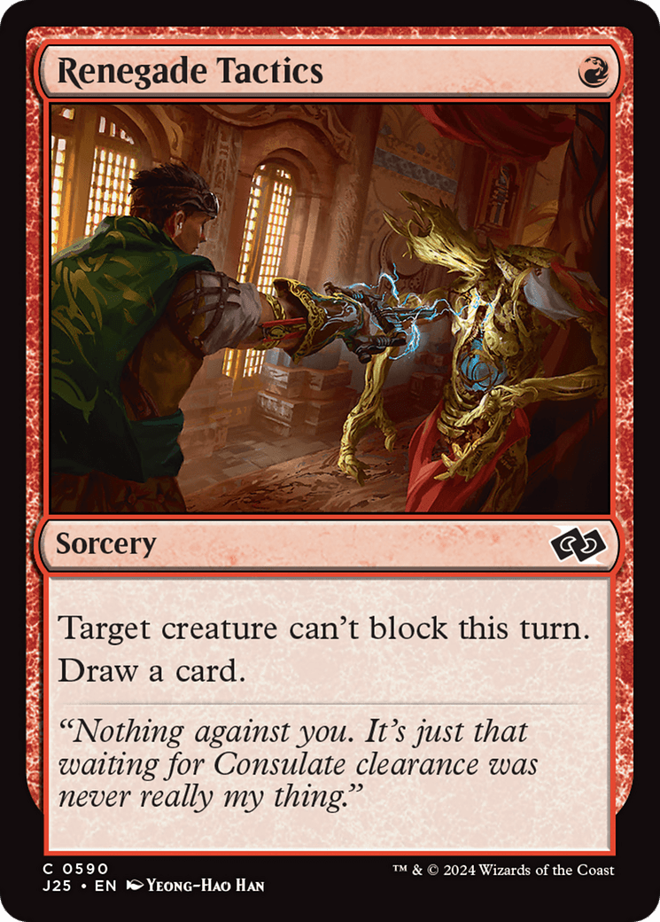 Renegade Tactics [Foundations Jumpstart] - Card Brawlers