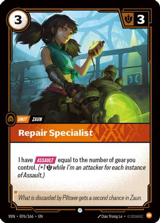 Repair Specialist (076/166) - Vendetta - Card Brawlers