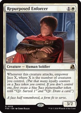 Repurposed Enforcer (FRA-019) - Reality Fracture Foil - Card Brawlers