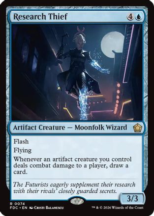Research Thief (FDC-074) - Commander: Foundations - Card Brawlers