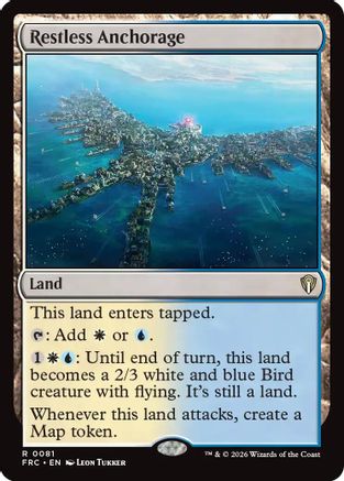Restless Anchorage (FRC-081) - Commander: Reality Fracture - Card Brawlers