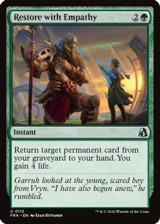 Restore with Empathy (FRA-112) - Reality Fracture - Card Brawlers