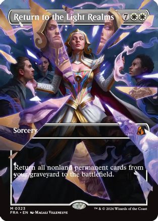Return to the Light Realms (Borderless) (0323) (FRA-323) - Reality Fracture - Card Brawlers