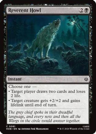 Reverent Howl (HOB-081) - The Hobbit - Card Brawlers