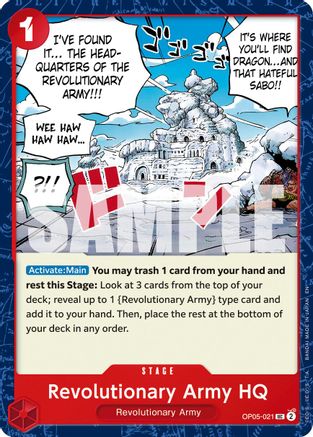 Revolutionary Army HQ (Reprint) (OP05-021) - Premium Booster -The Best- Vol. 2 - Card Brawlers