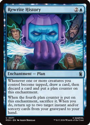 Rewrite History (MSH-071) - Marvel Super Heroes - Card Brawlers