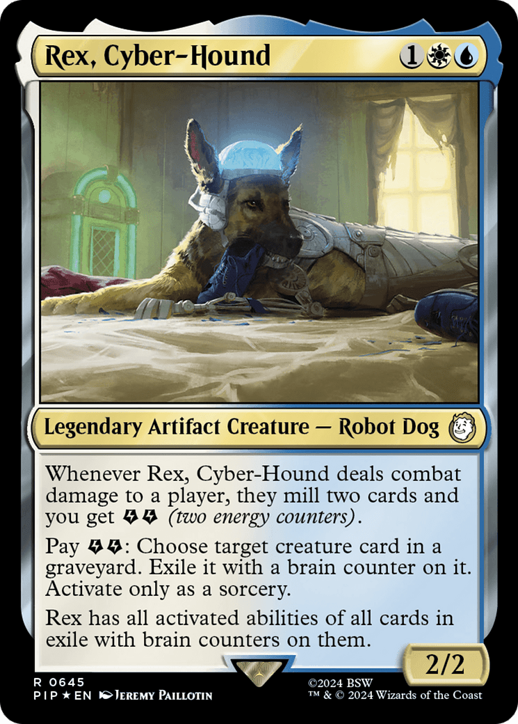 Rex, Cyber - Hound (Surge Foil) [Fallout] - Card Brawlers