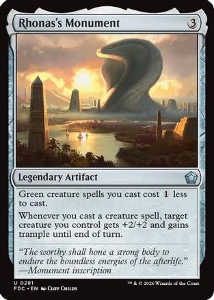 Rhonas's Monument (FDC-281) - Commander: Foundations - Card Brawlers