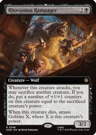 Rhovanion Rampager (Extended Art) (HOB-298) - The Hobbit - Card Brawlers