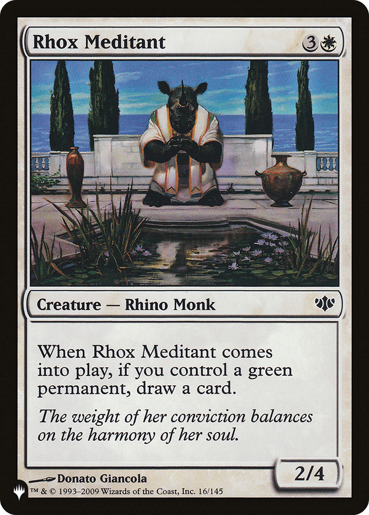 Rhox Meditant [The List] - Card Brawlers