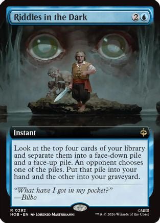 Riddles in the Dark (Extended Art) (HOB-292) - The Hobbit - Card Brawlers