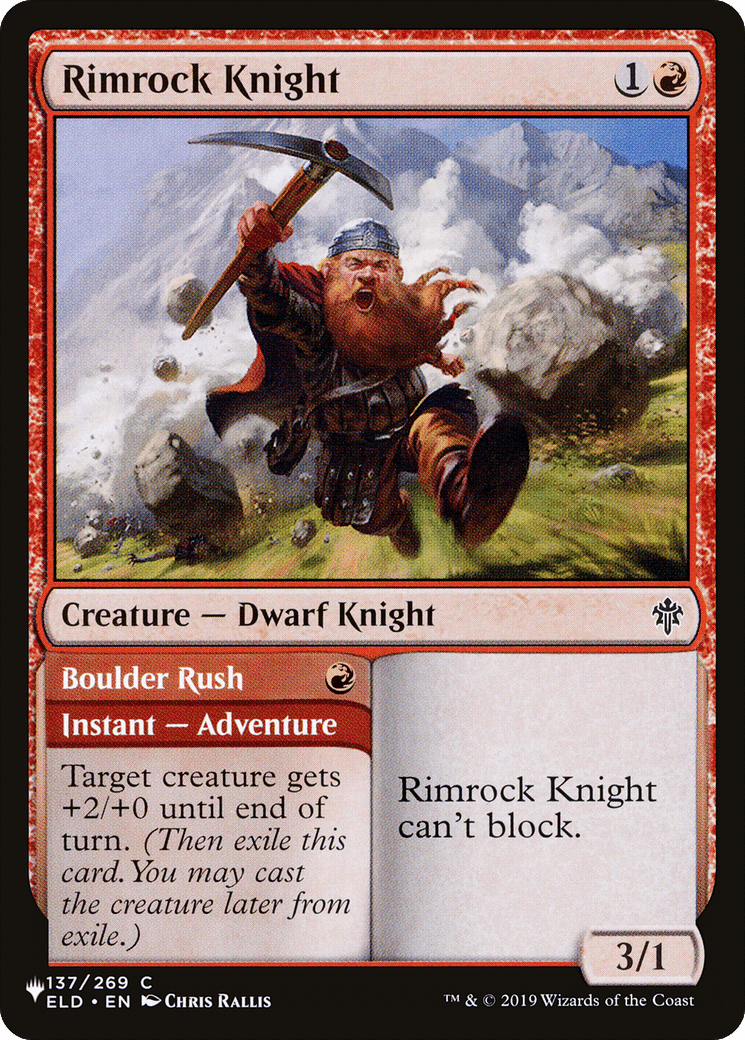 Rimrock Knight [The List] - Card Brawlers