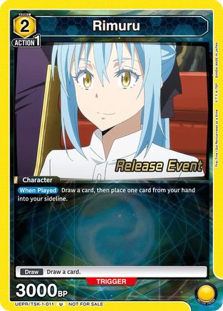 Rimuru (011) (UEPR/TSK-1-011) - UE20BT That Time I Got Reincarnated as a Slime Release Event Cards - Card Brawlers
