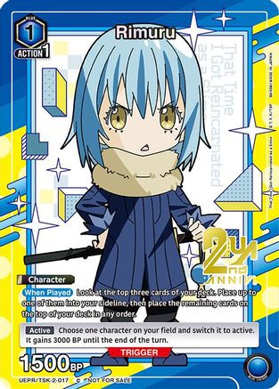 Rimuru (017) (UEPR/TSK-2-017) - Union Arena Promotion Cards Foil - Card Brawlers
