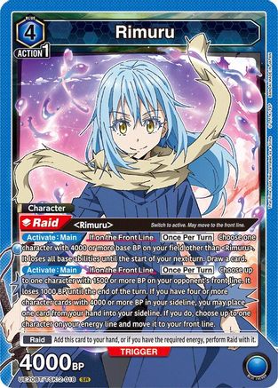 Rimuru (018) (UE20BT/TSK-2-018) - UE20BT That Time I Got Reincarnated as a Slime Foil - Card Brawlers