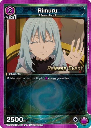 Rimuru (043) (UEPR/TSK-2-043) - UE20BT That Time I Got Reincarnated as a Slime Release Event Cards - Card Brawlers