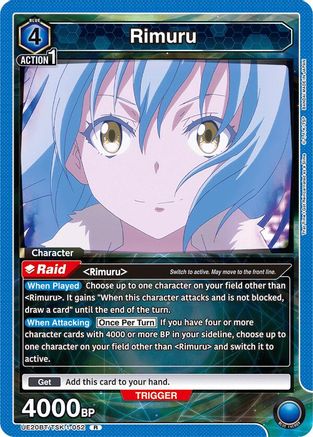 Rimuru (052) (UE20BT/TSK-1-052) - UE20BT That Time I Got Reincarnated as a Slime Foil - Card Brawlers