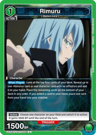Rimuru (069) (UE20BT/TSK-2-069) - UE20BT That Time I Got Reincarnated as a Slime - Card Brawlers