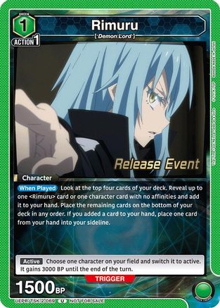 Rimuru (069) (UEPR/TSK-2-069) - UE20BT That Time I Got Reincarnated as a Slime Release Event Cards - Card Brawlers